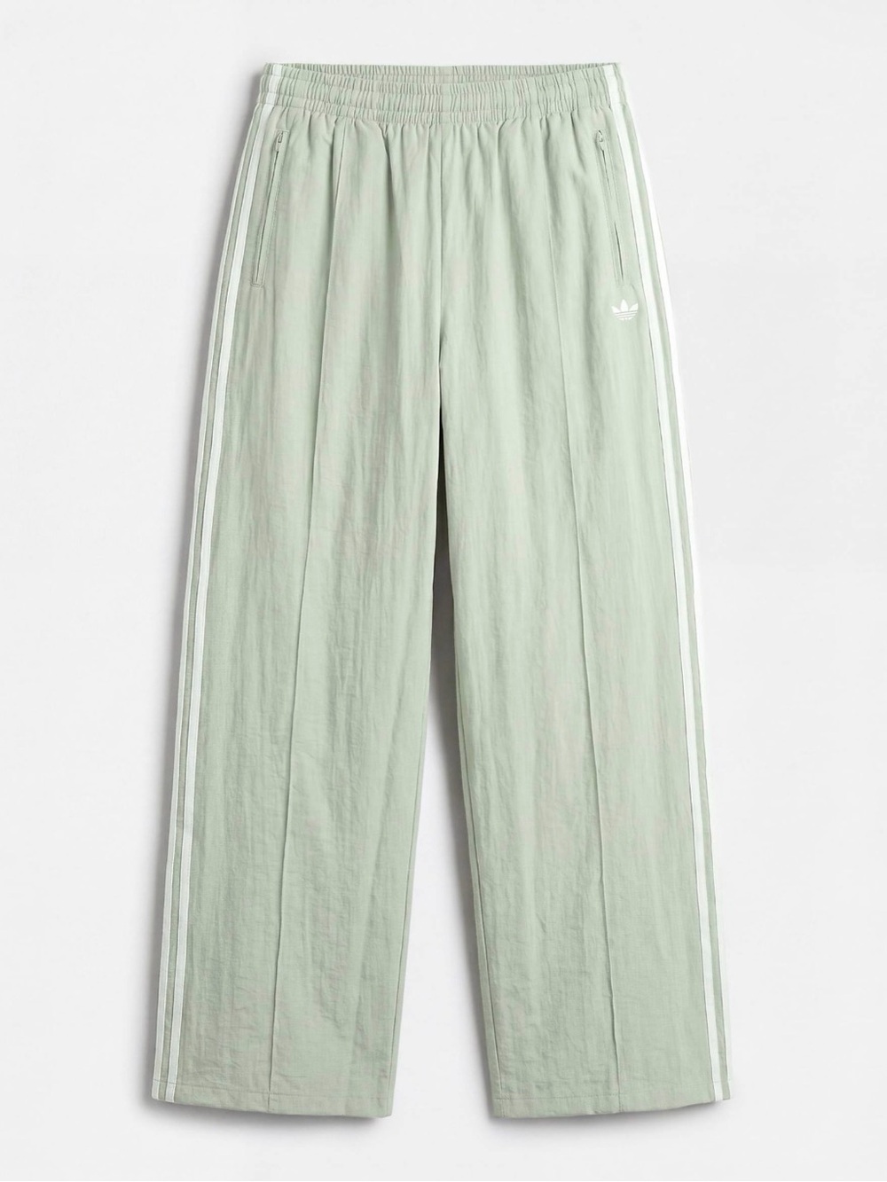 adidas Originals × ASOS wide leg track pants in sage